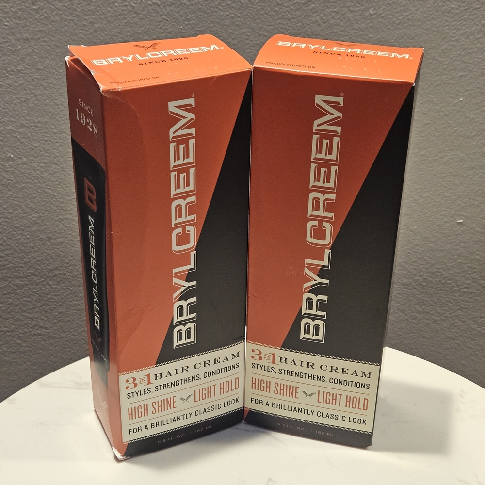 Brylcreem High Shine, Light Hold Hair Cream - Lot Of 2